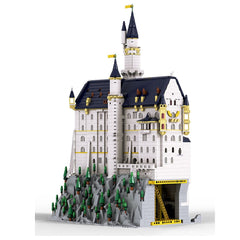 Mocsage Deutsches Schloss Neuschwanstein im Maßstab 1:350 Klemmbausteine - LesDiyLesDiy