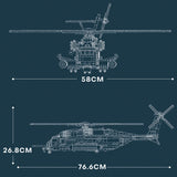 Mocsage MOC - 127265 CH - 53E Super Stallion 1/35 Klemmbausteine - LesDiyLesDiy