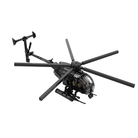 Mocsage MOC - 88275 MH - 6 Little Bird Helicopter Klemmbausteine - LesDiyLesDiy