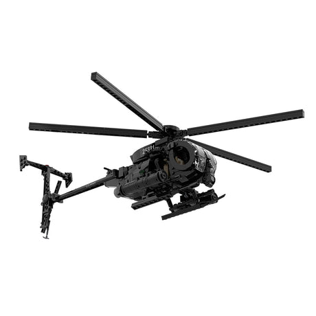 Mocsage MOC - 88275 MH - 6 Little Bird Helicopter Klemmbausteine - LesDiyLesDiy