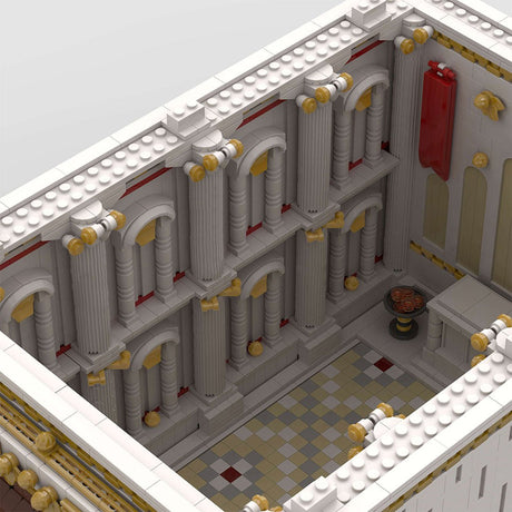 Module 2 for MOC - 136729 Ancient Roman Temple Castle Klemmbausteine - LesDiyLesDiy