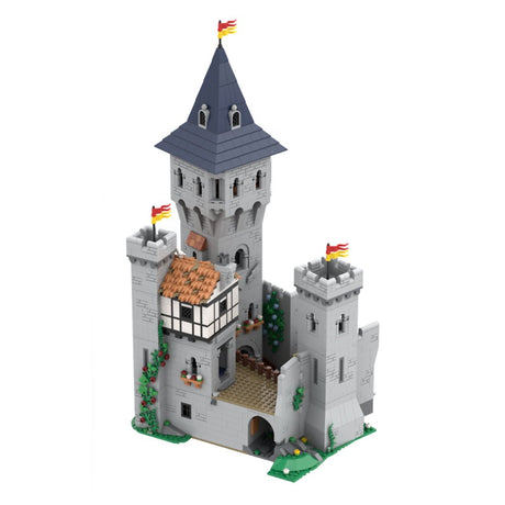 PDF - Anleitung für das Bausteinset MOC - 142666 Bergfried und niedriger Innenhof - LesDiyLesDiy