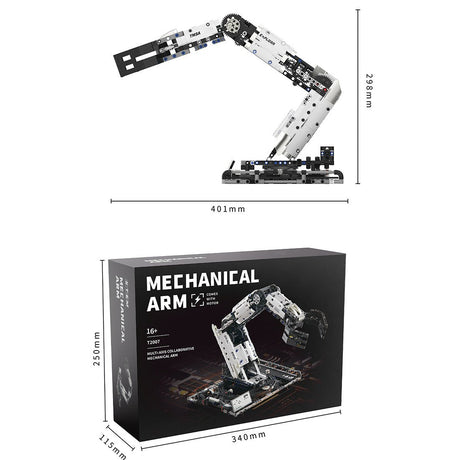 Programmierbarer mehrachsiger Roboterarm Klemmbausteine - LesDiyLesDiy