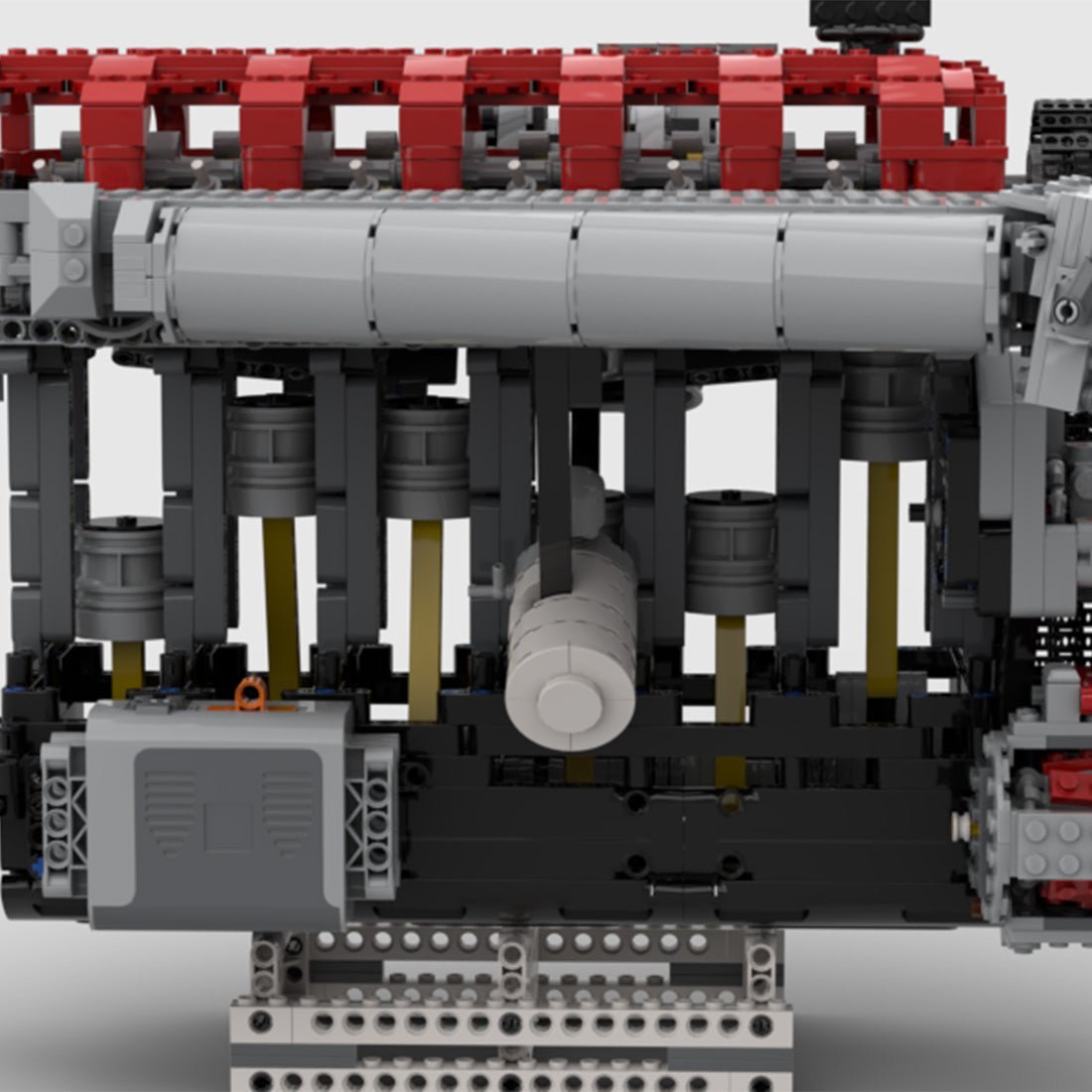 RB30 - V4 - 3.0L Reihensechszylinder - Viertakt - Benzinmotor Klemmbausteine - LesDiyLesDiy