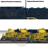 SD40 - 2 Eisenbahnlokomotive Klemmbausteine （Dynamische Version） - LesDiyLesDiy