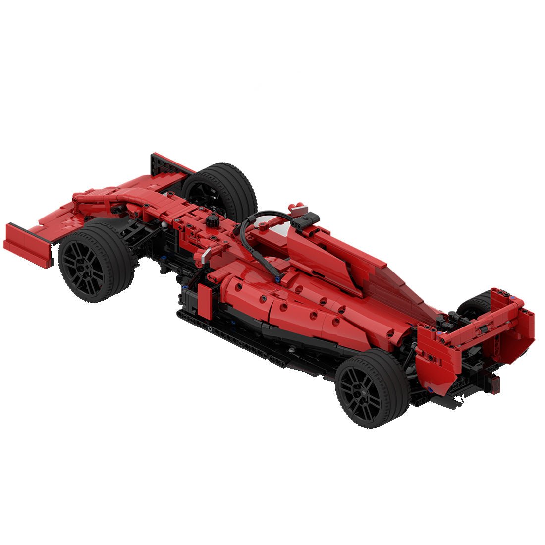 SF21 MOC - 87525 Rennwagen im Maßstab 1:10 Formel - Track - Champion - Sportwagen - LesDiyLesDiy