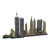 Skyline von New York Manhattan im Maßstab 1/2000 Klemmbausteine - LesDiyLesDiy