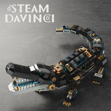 Steam Series Steampunk Krokodil Klemmbausteine - LesDiyLesDiy