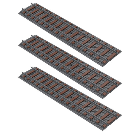 Straight Rail Train Track ×3 - LesDiyLesDiy