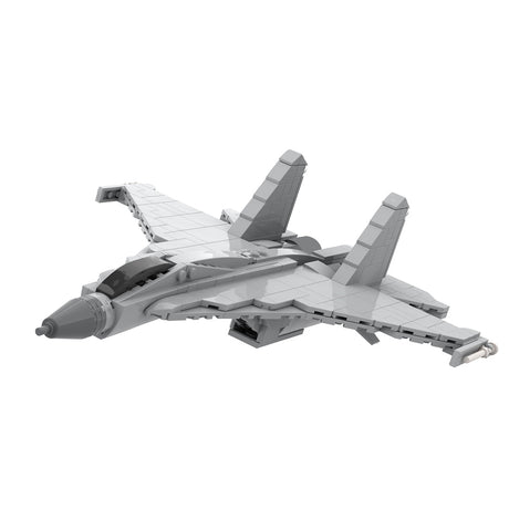 SU - 35 - Kampfflugzeug im Maßstab 1:72 Klemmbausteine - LesDiyLesDiy