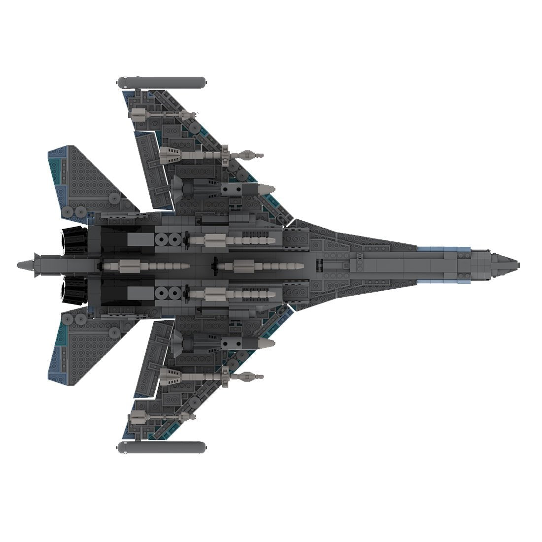 Su - 35 Kampfjet Militär im Maßstab 1/35 Klemmbausteine - LesDiyLesDiy