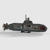 U212A 1/100 Scale Submarine Klemmbausteine - LesDiy - Klemmbausteine