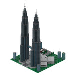 Weltberühmte Architektur Petronas Towers Klemmbausteine - LesDiyLesDiy
